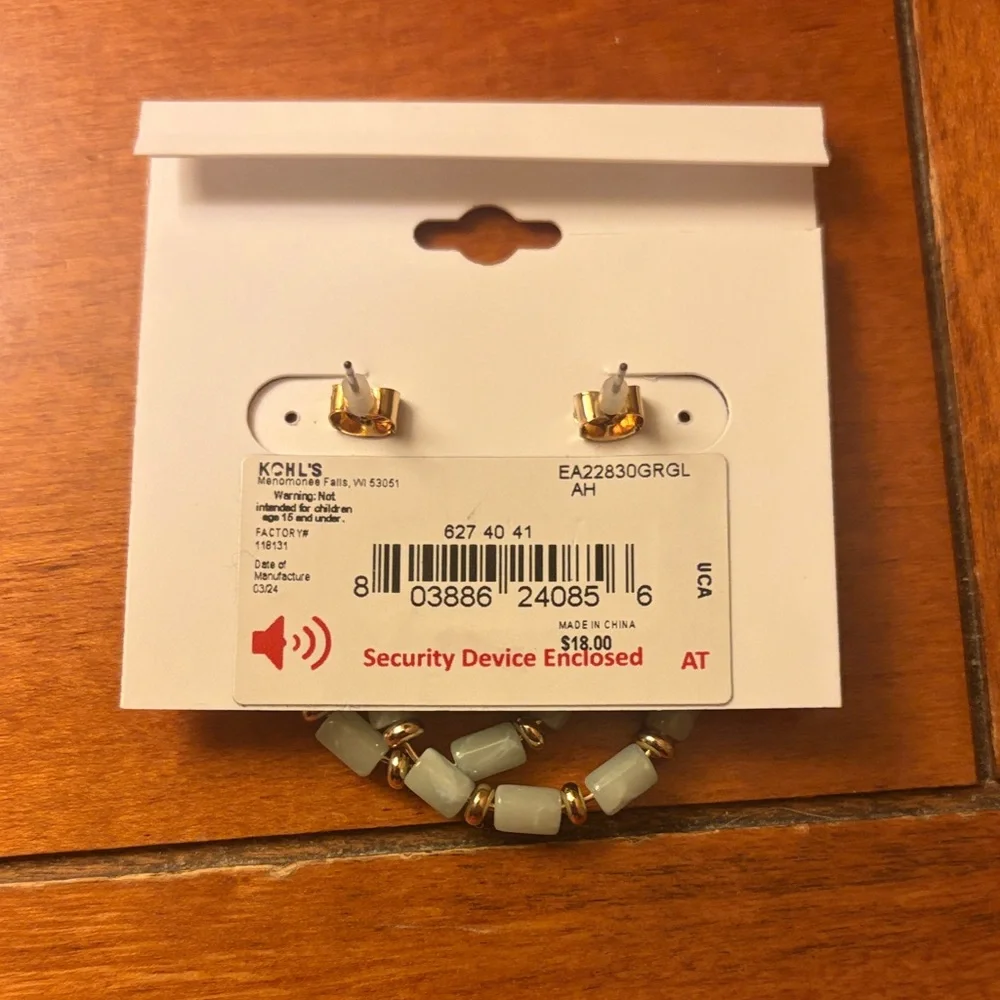 2 pairs of LC lauren conrad earrings for pierced ears